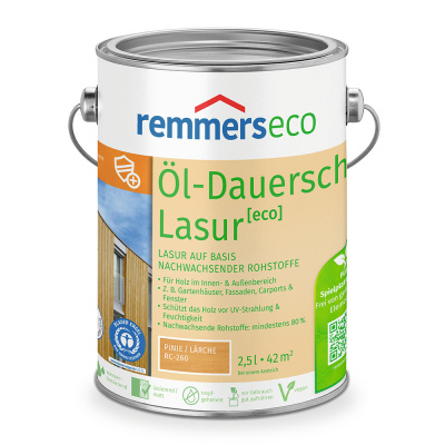 Масло Öl-Dauerschutz-Lasur [eco] для фасадов и интерьеров 
